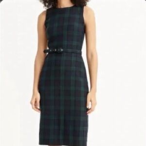 J. Crew Black Watch Dress Size 2